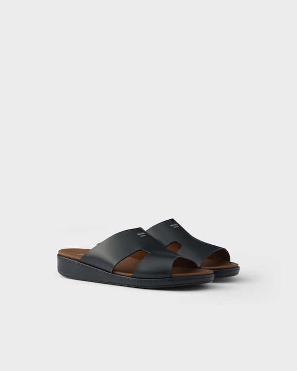 Leather sandals - Navy Leather sandals - Navy