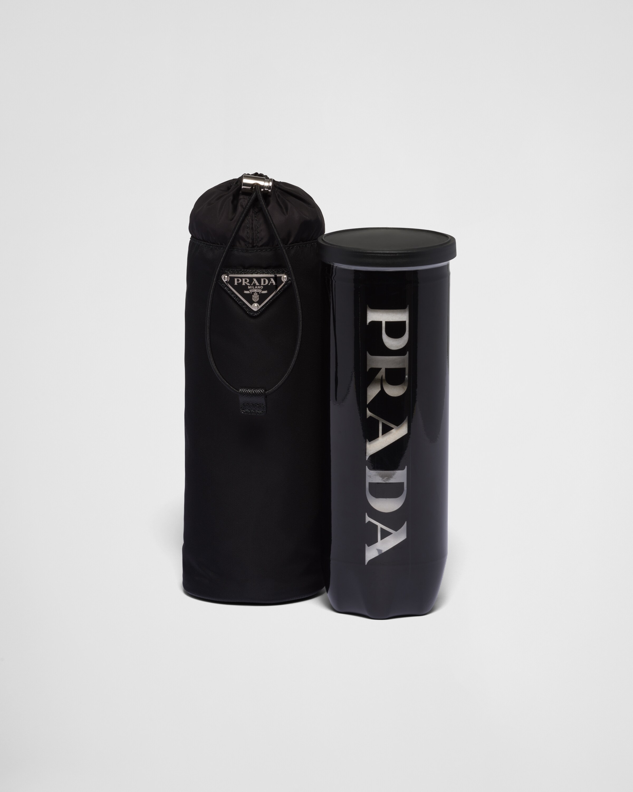 Prada Padel Ball Case, , Black