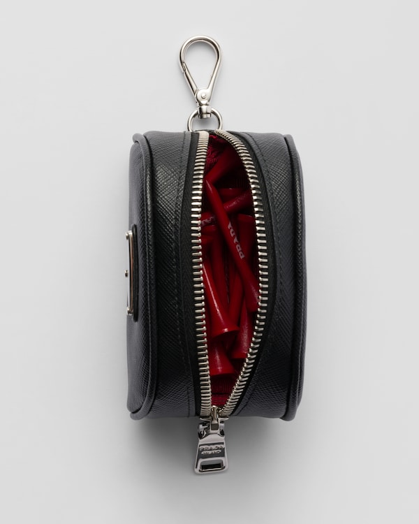Saffiano leather golf tee case Saffiano leather golf tee case
