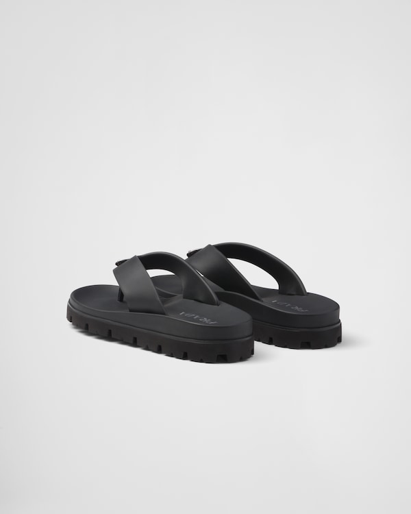 Rubber thong sandals Rubber thong sandals