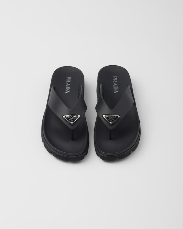 Rubber thong sandals Rubber thong sandals