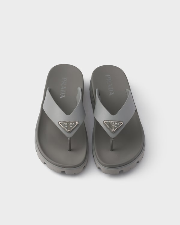 Rubber thong sandals Rubber thong sandals