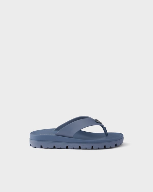 Rubber thong sandals - Aviation Blue Rubber thong sandals - Aviation Blue