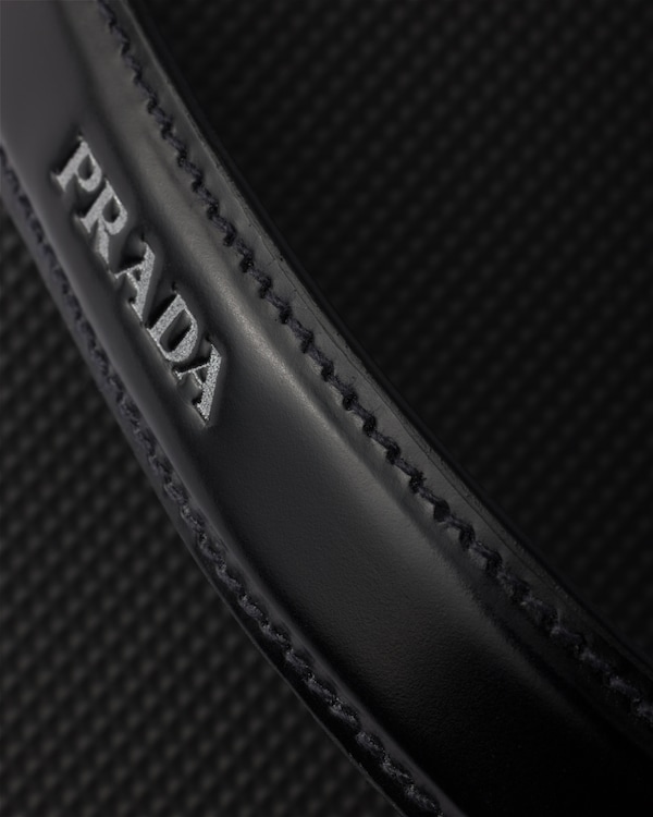 Brushed leather flip-flops - Black Brushed leather flip-flops - Black