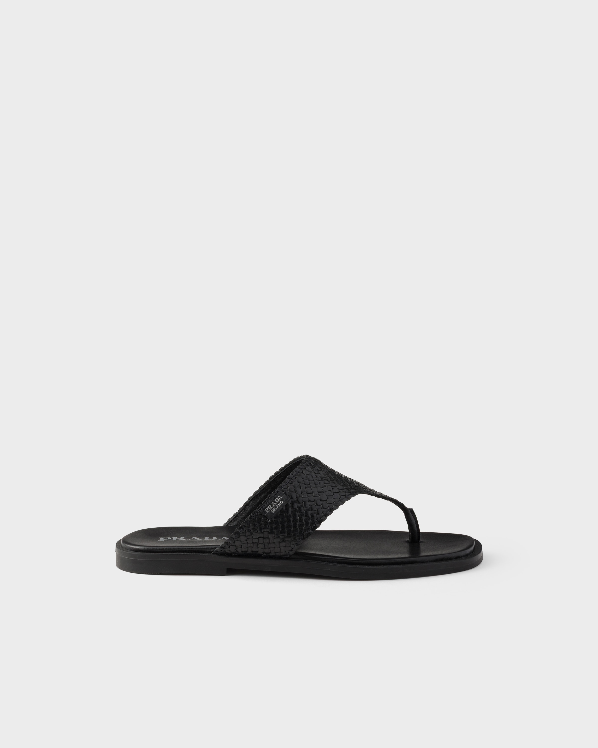 Prada Leather thong sandals