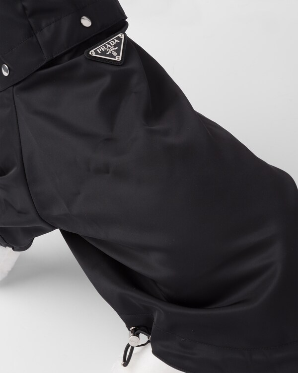 Re-Nylon dog raincoat with hood Re-Nylon dog raincoat with hood