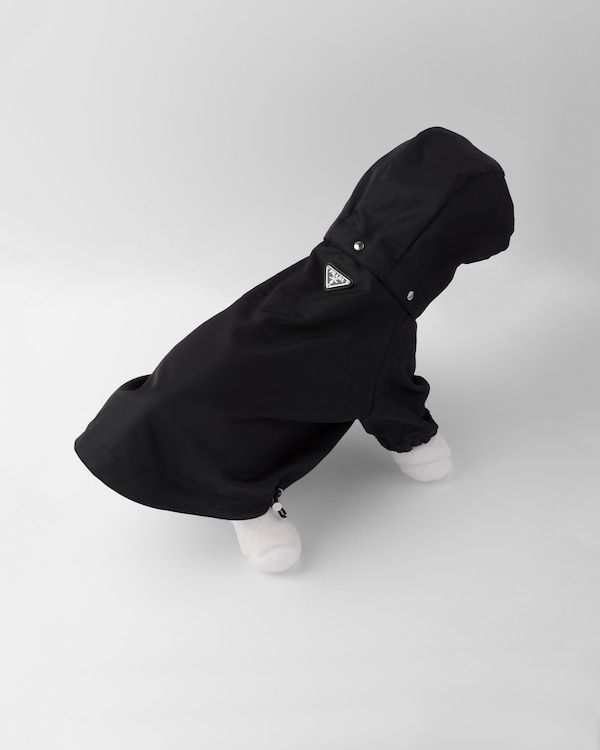 Re-Nylon dog raincoat with hood Re-Nylon dog raincoat with hood