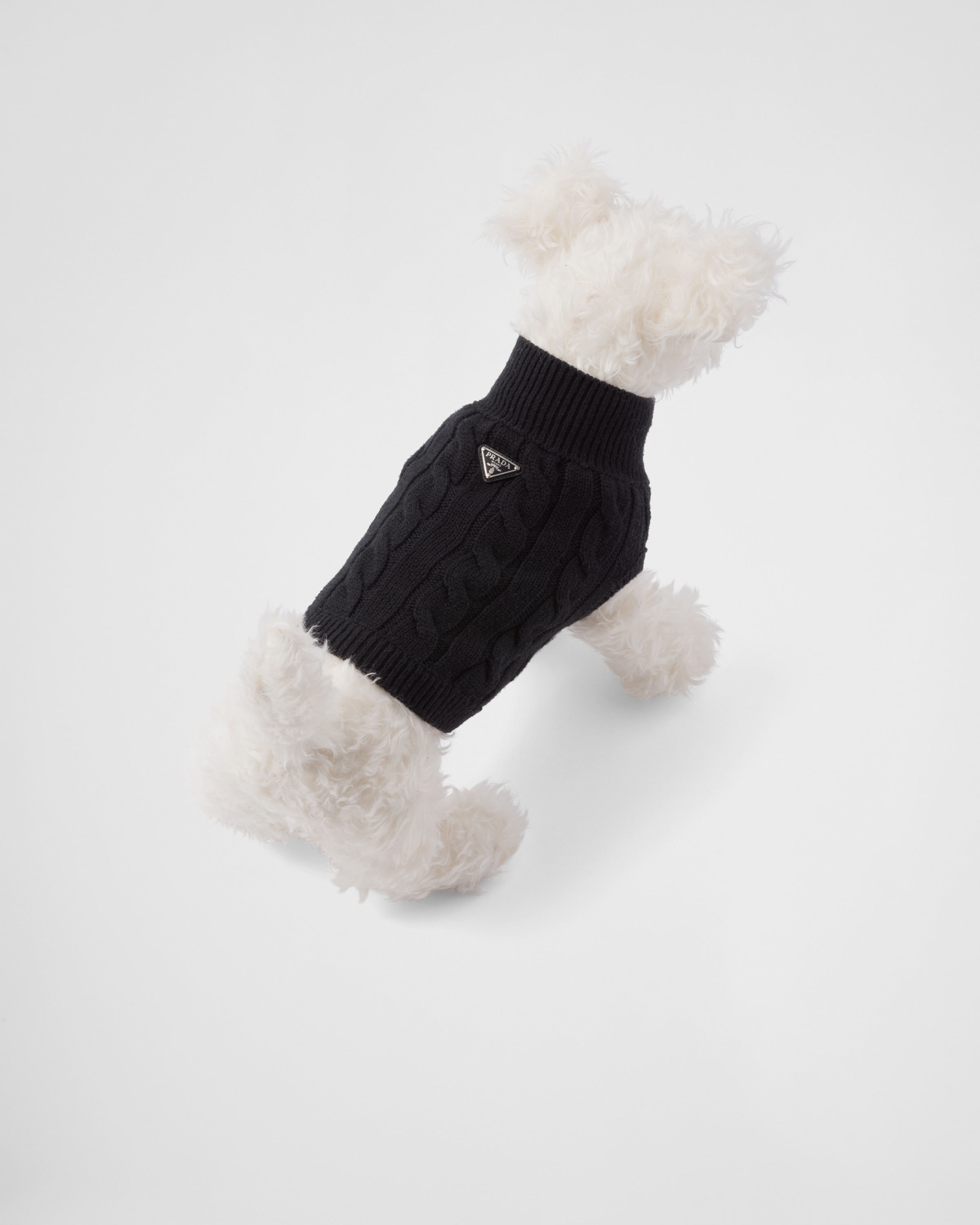 Prada Wool Jumper In Black