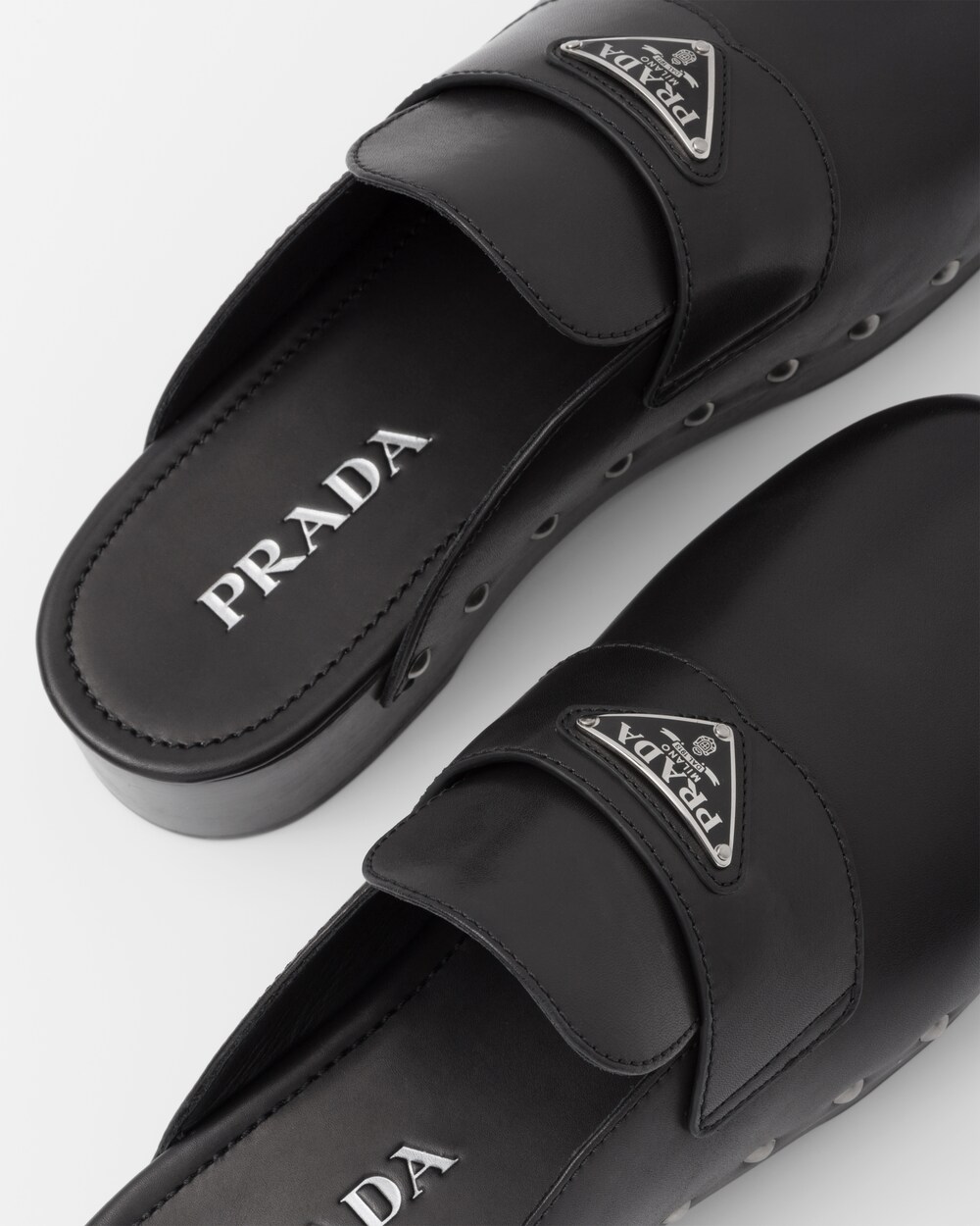 Leather clogs clearance