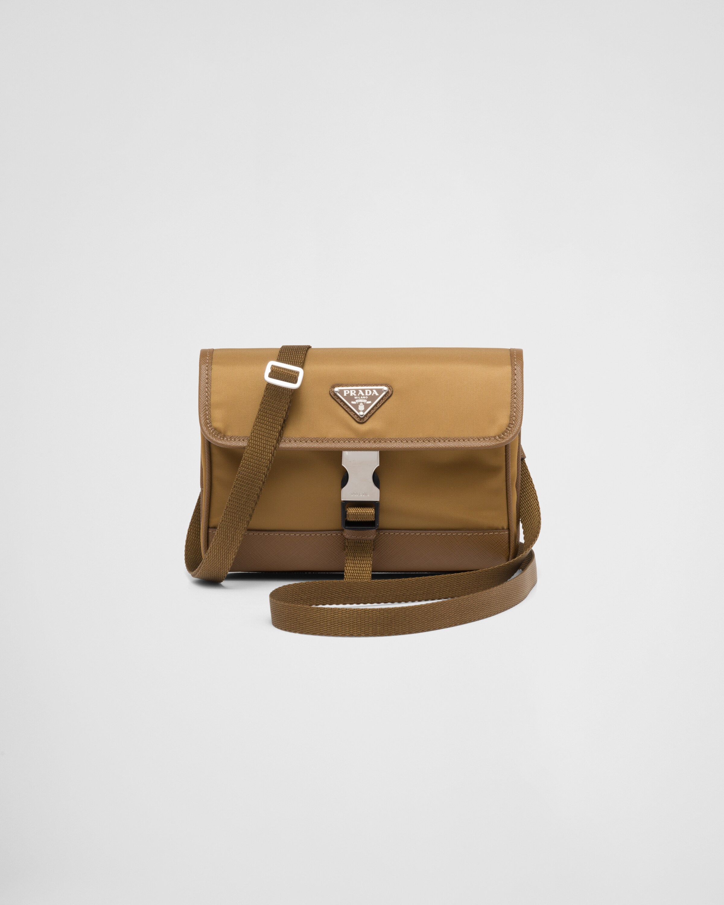 Prada nylon and saffiano leather cellphone case sales