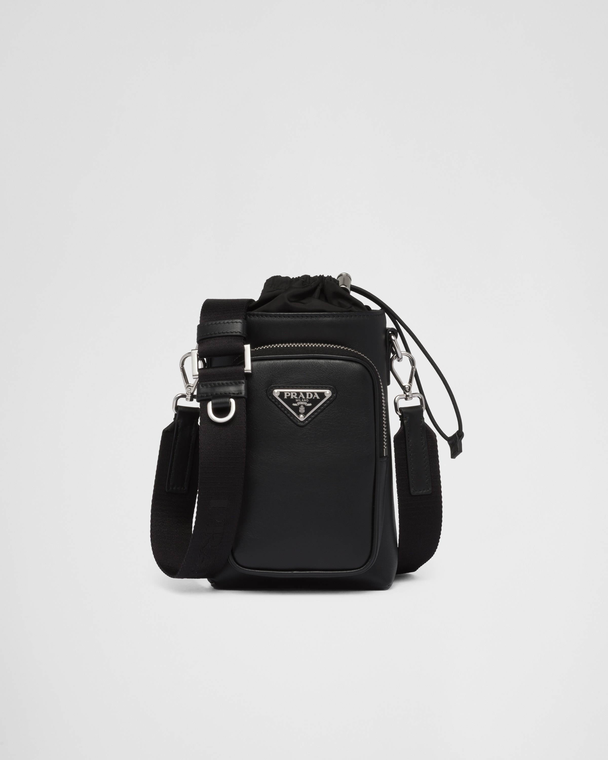 Black Leather Smartphone Case PRADA