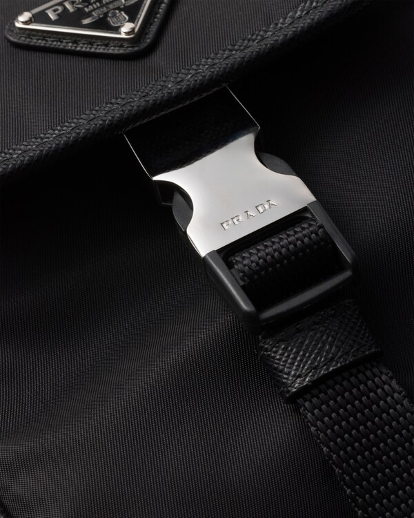 Re-Nylon and Saffiano leather smartphone case Re-Nylon and Saffiano leather smartphone case