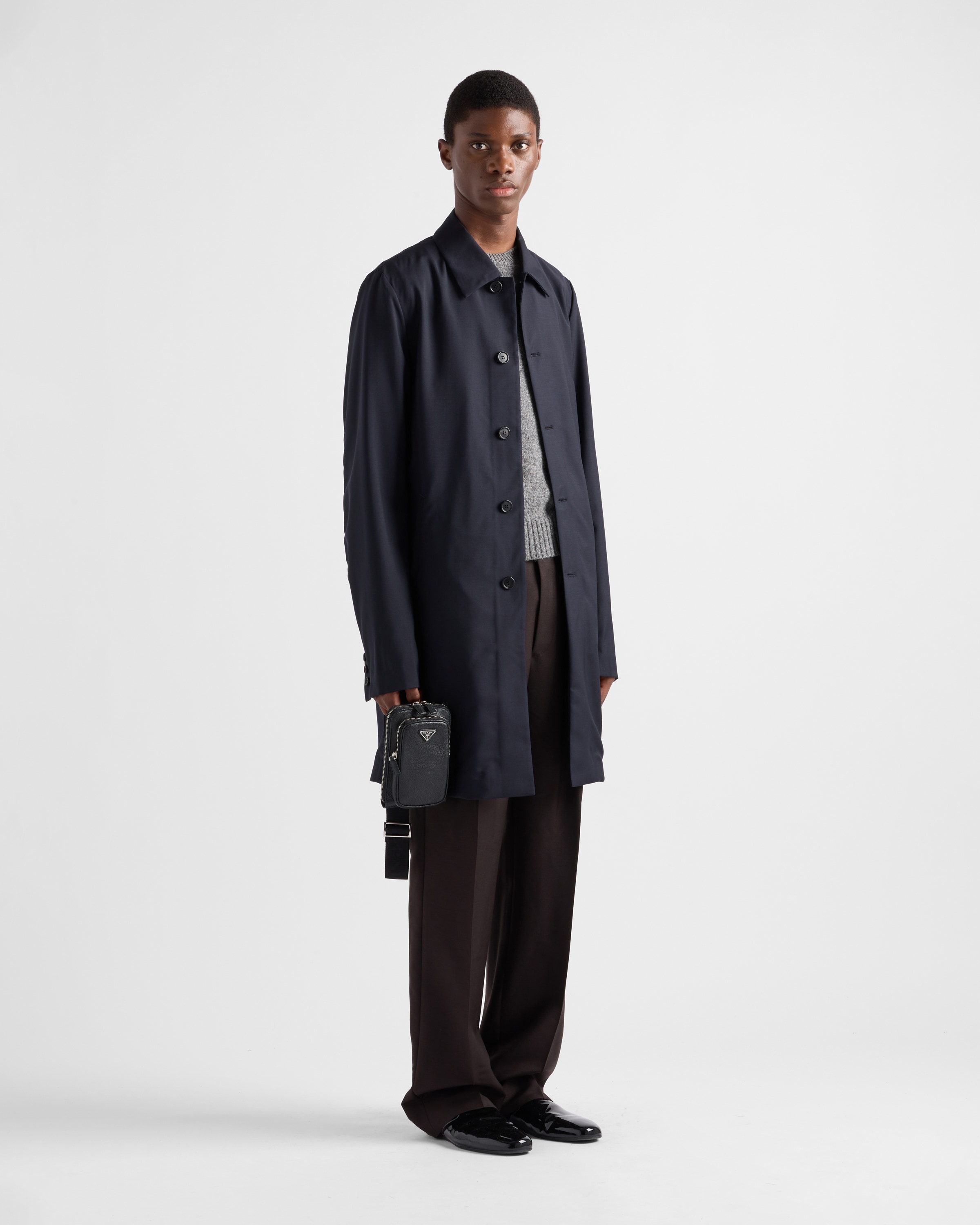 【極美品】PRADA プラダ キーケース サフィアーノ レザー 6連 ブラック Men's High-tech Accessories | Prada