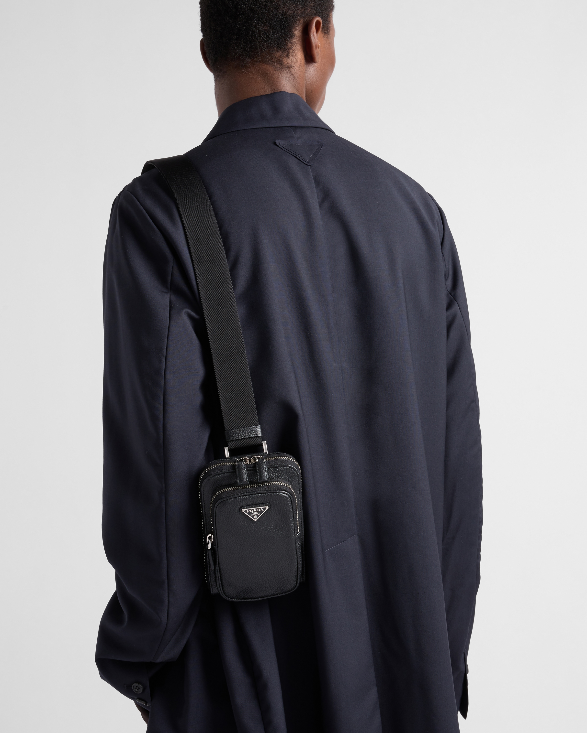 Black Leather smartphone case | PRADA - United States