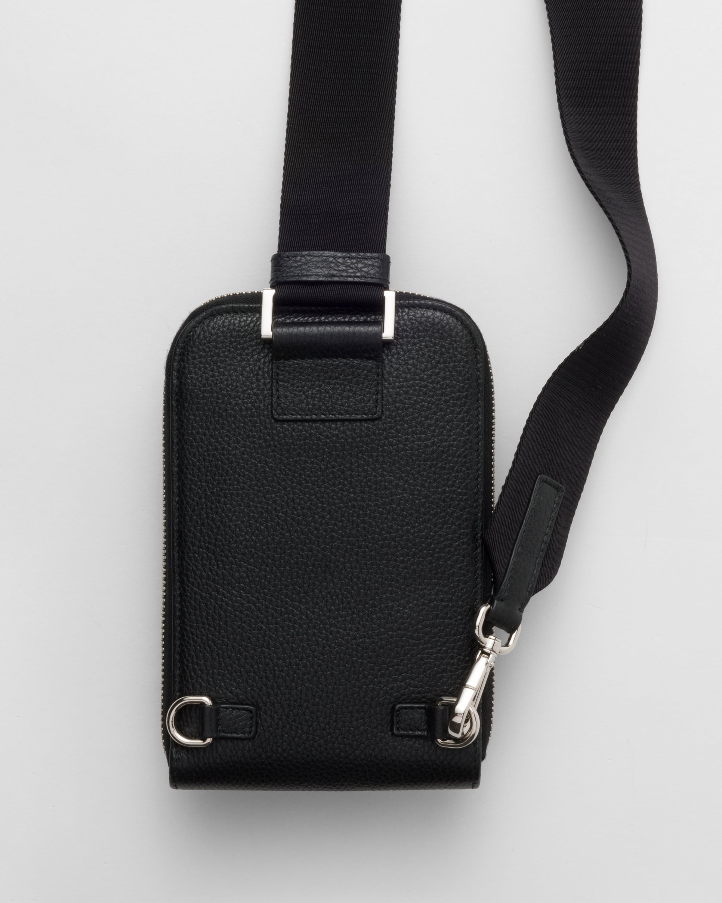 ブラック レザー スマートフォンケース | PRADA