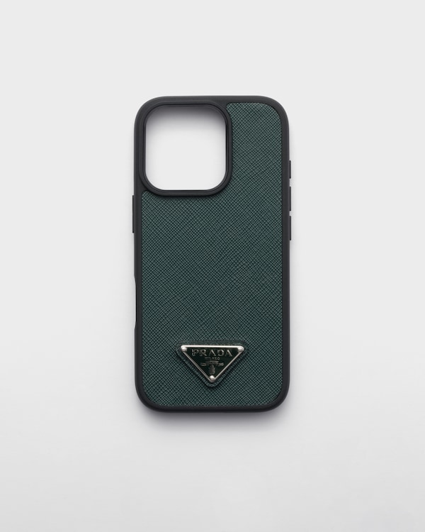Prada Saffiano Leather Iphone 11 Pro Case in Black for Men