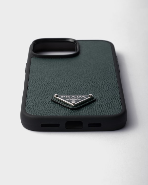 Saffiano leather case for iPhone 16 Pro Max Saffiano leather case for iPhone 16 Pro Max