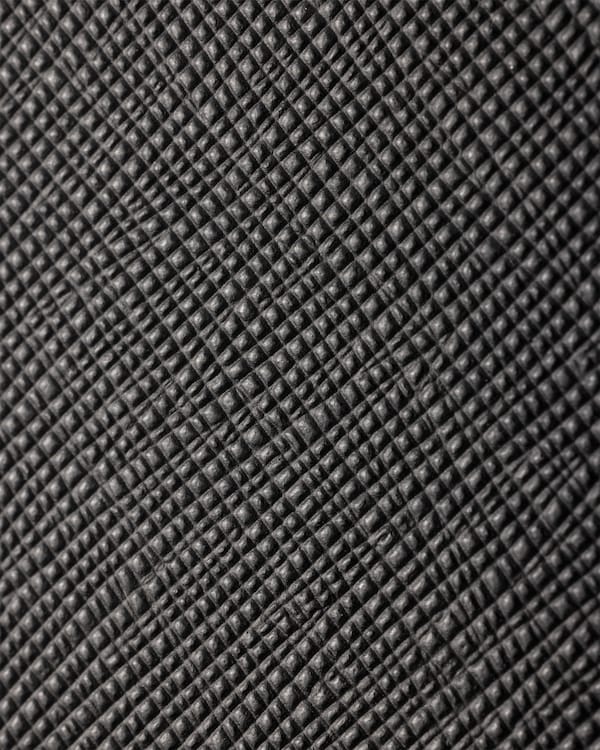 Saffiano leather case for iPhone 16 Pro Max - Black Saffiano leather case for iPhone 16 Pro Max - Black