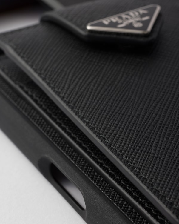 Saffiano leather case for iPhone 16 Pro Max Saffiano leather case for iPhone 16 Pro Max