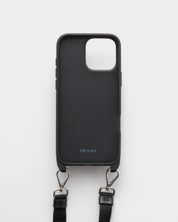 iPhone-16-Pro-Max-Hülle aus Saffiano-Leder iPhone-16-Pro-Max-Hülle aus Saffiano-Leder