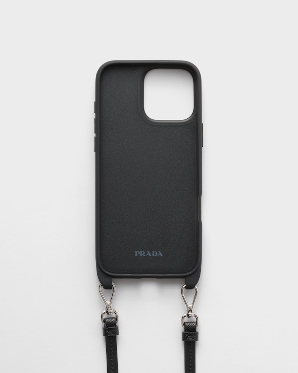 Saffiano leather case for iPhone 16 Pro Max Saffiano leather case for iPhone 16 Pro Max