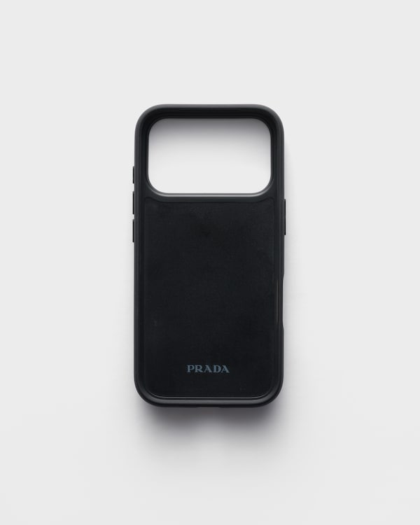 Saffiano leather case for iPhone 17 Pro - Burgundy Saffiano leather case for iPhone 17 Pro - Burgundy