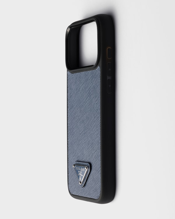 جراب هاتف iPhone 17 Pro Max من جلد سافيانو - أزرق ملاحي جراب هاتف iPhone 17 Pro Max من جلد سافيانو - أزرق ملاحي