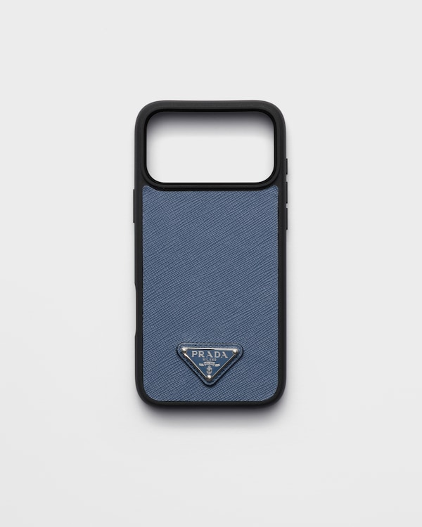 جراب هاتف iPhone 17 Pro Max من جلد سافيانو - أزرق ملاحي جراب هاتف iPhone 17 Pro Max من جلد سافيانو - أزرق ملاحي