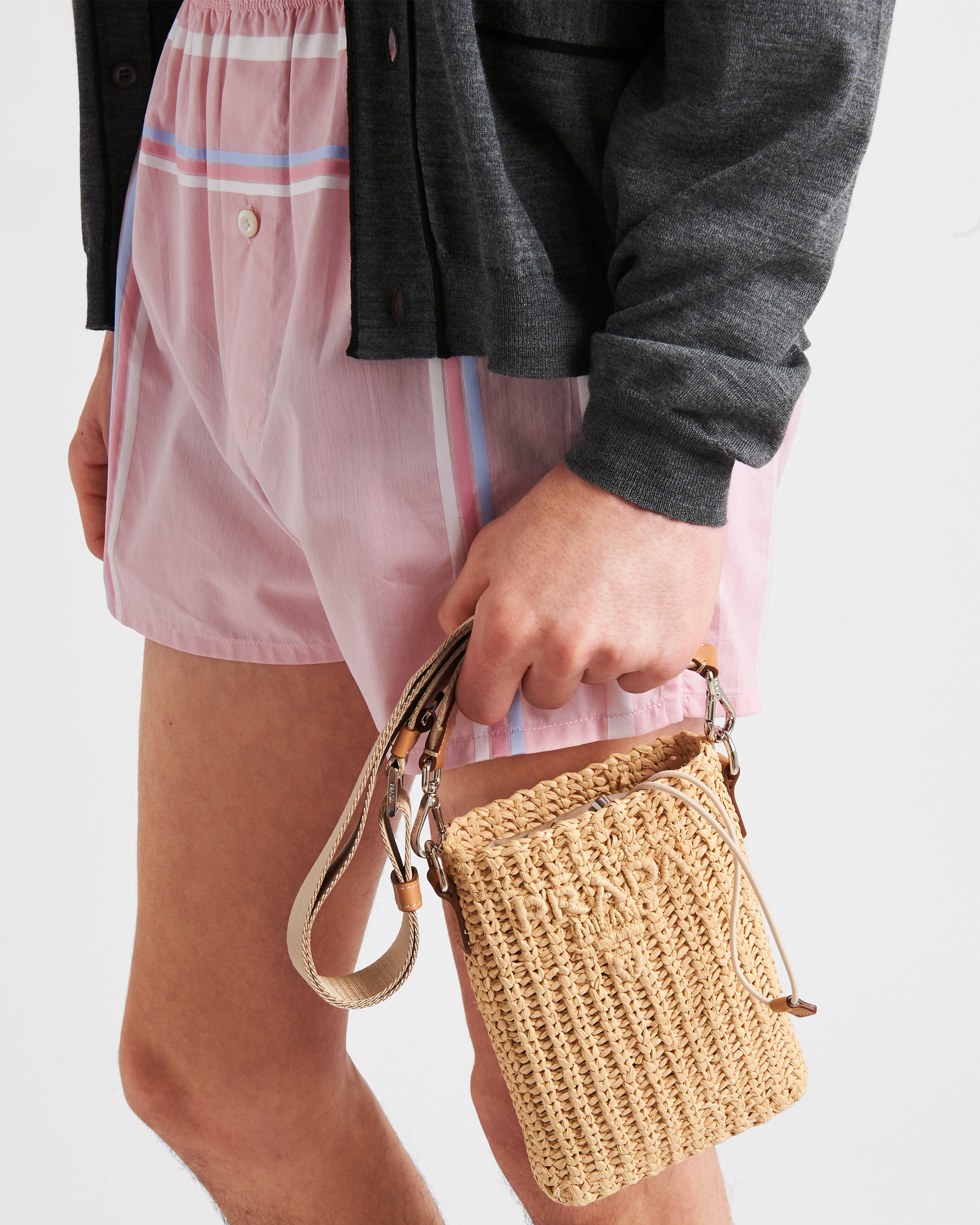 ナチュラル クロシェ スマートフォンケース | PRADA