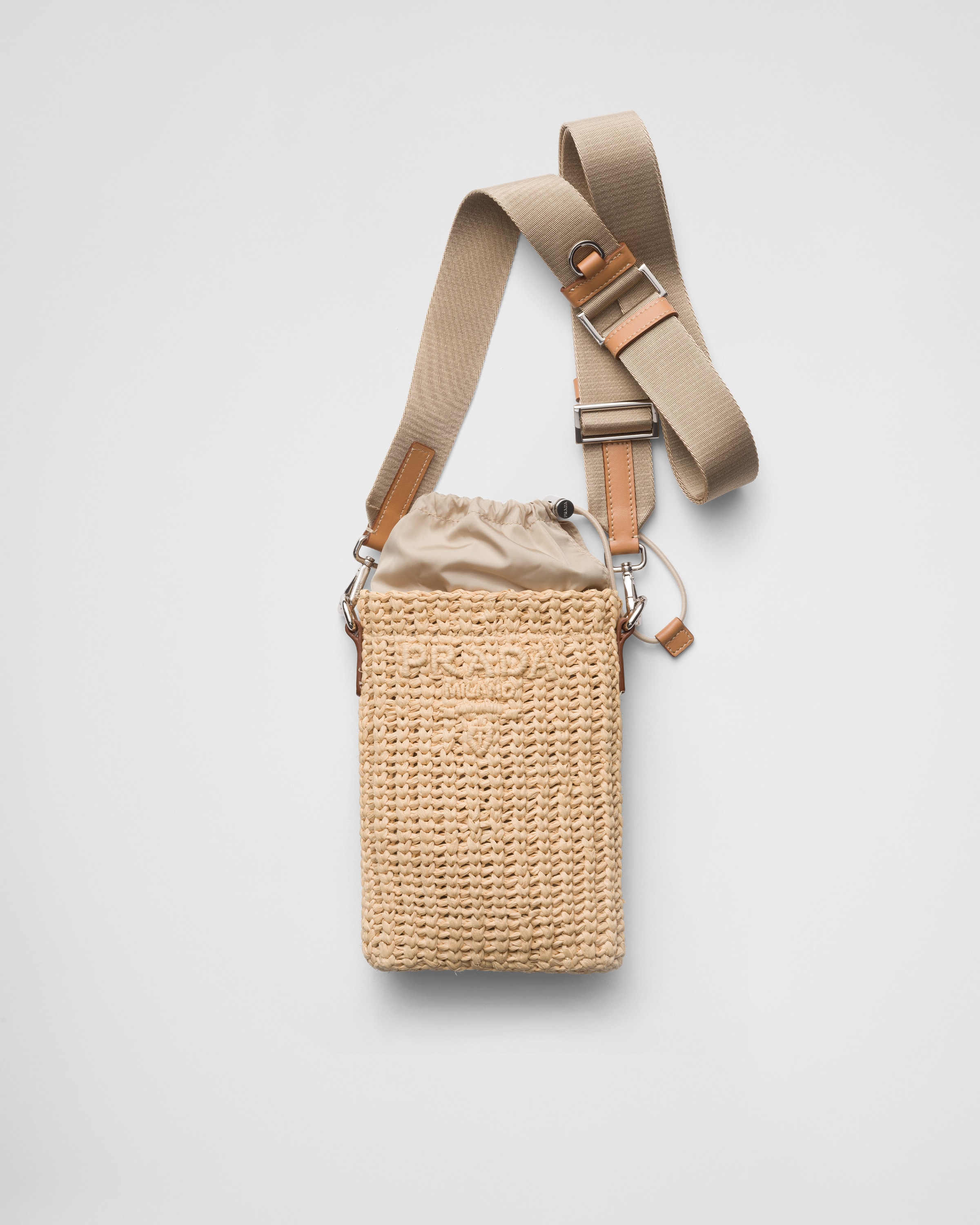 Natural Crochet Smartphone Case | PRADA
