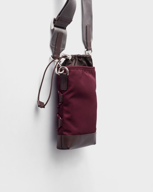 Prada Speedrock Re-Nylon and leather smartphone case Prada Speedrock Re-Nylon and leather smartphone case