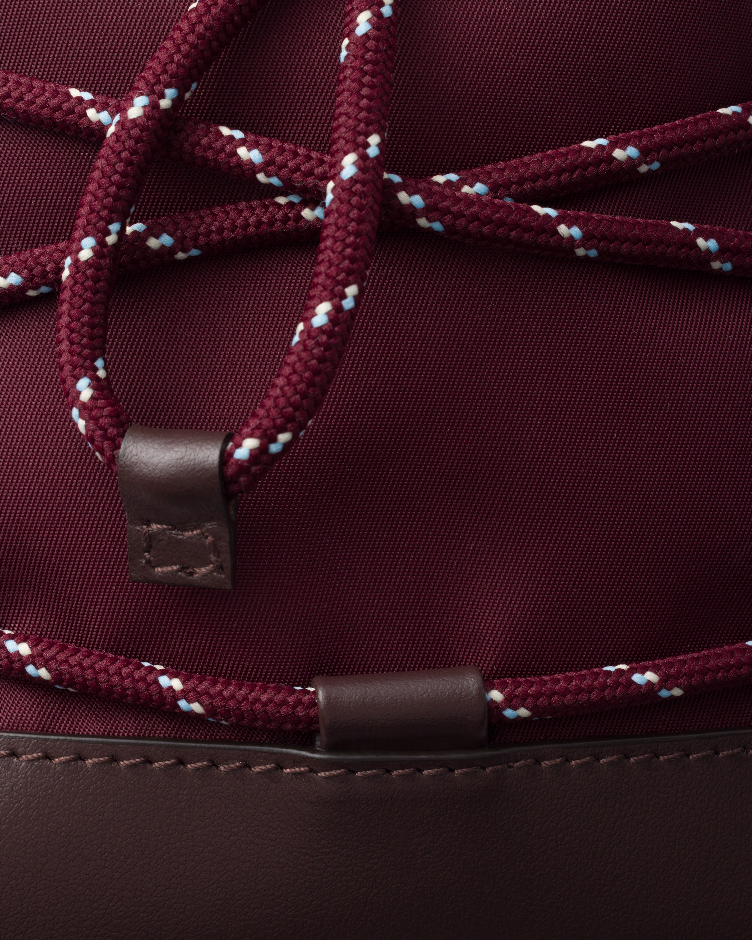 Burgundy Prada Speedrock Re-nylon And Leather Smartphone Case | PRADA