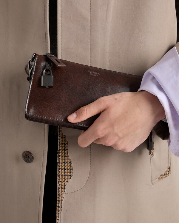 Leather pouch - Cocoa Brown Leather pouch - Cocoa Brown