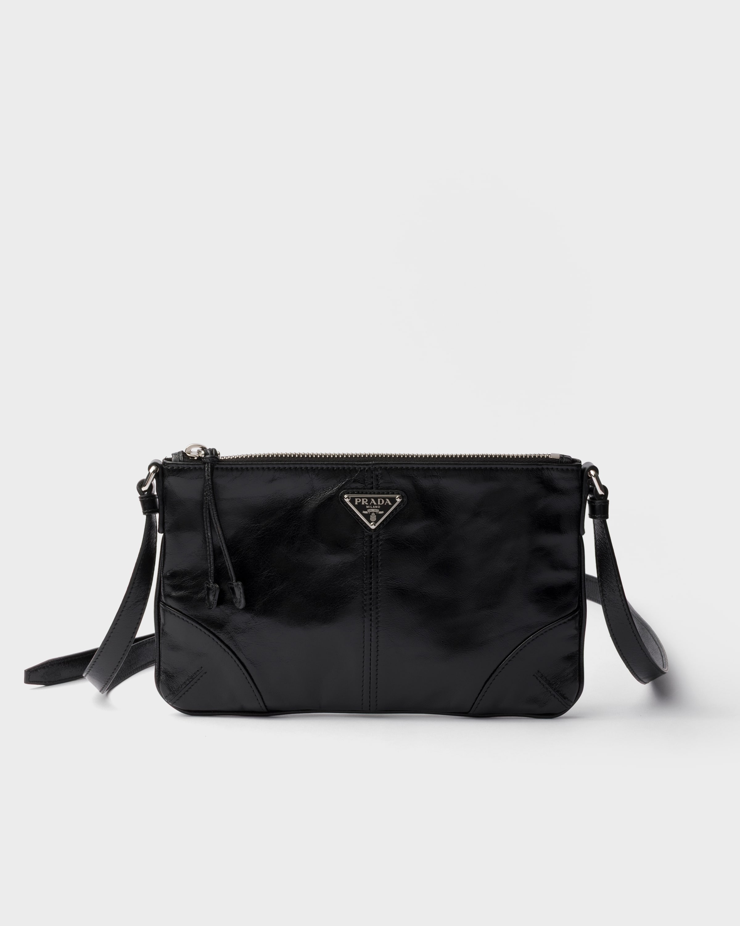 Black Leather Smartphone Case | PRADA - Japan
