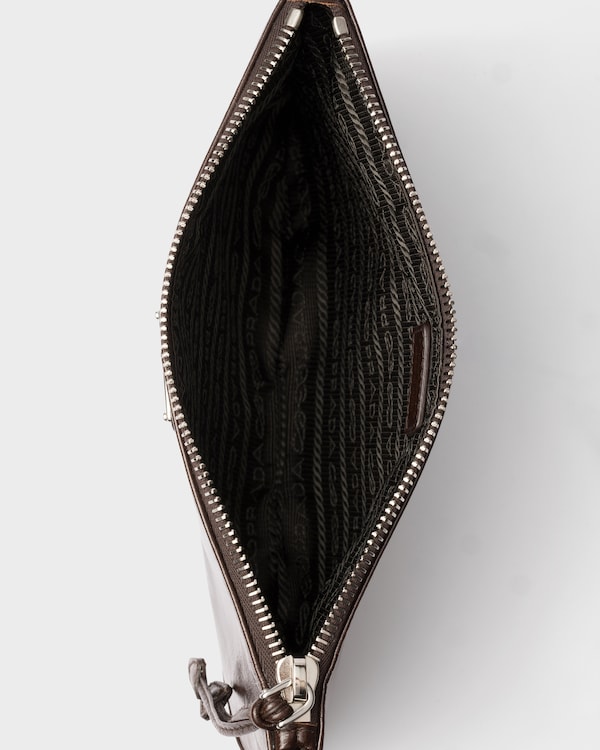 Étui pour smartphone en cuir - Marron Foncé Étui pour smartphone en cuir - Marron Foncé