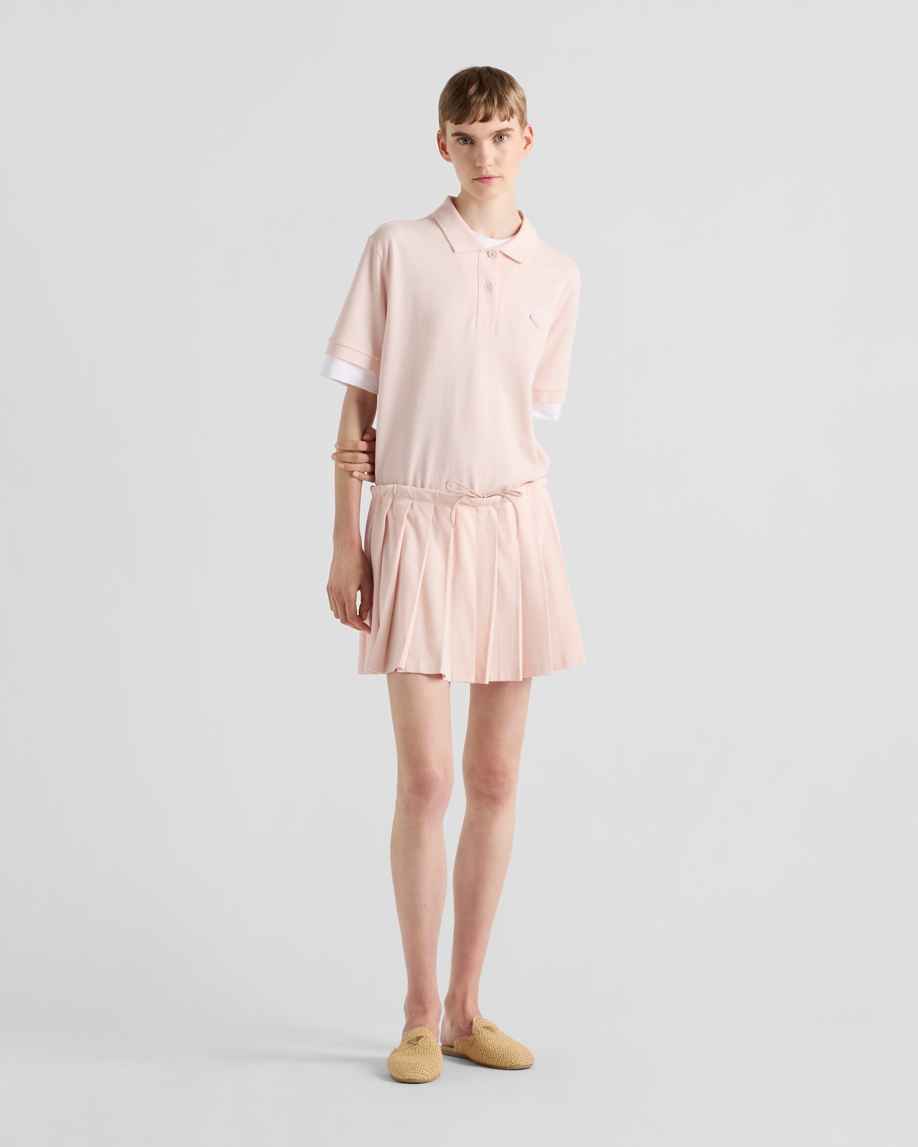 Phekda Narrow Skirt_white