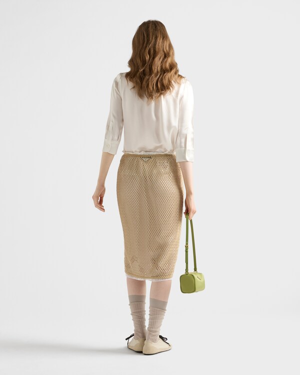 Gonna a rete in cotone Gonna a rete in cotone