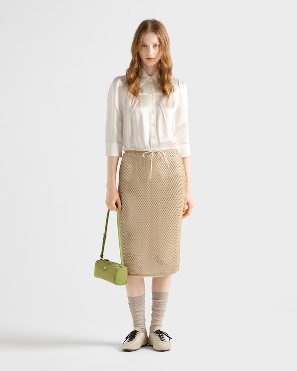 Gonna a rete in cotone Gonna a rete in cotone