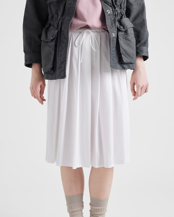 Pleated jersey skirt Pleated jersey skirt