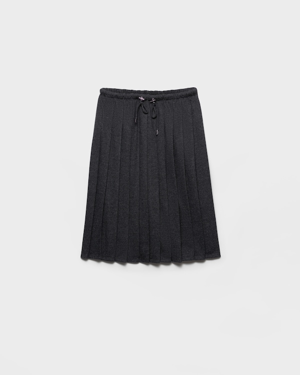 プリーツ ジャージー スカート プリーツ ジャージー スカート