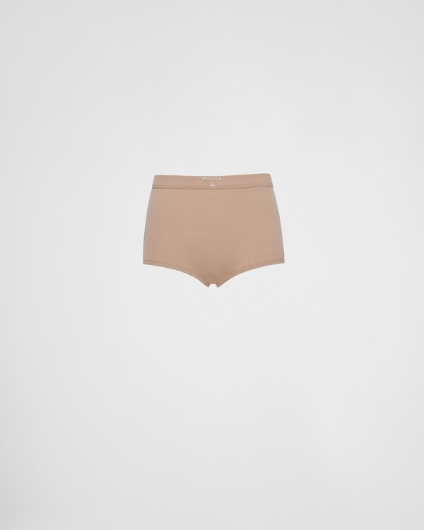 Ribbed knit boy shorts Ribbed knit boy shorts