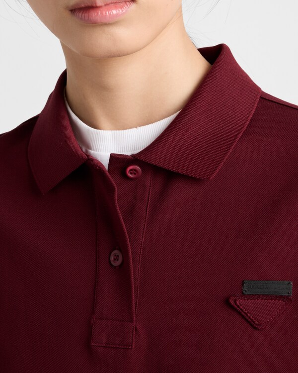 Piqué and jersey dress Piqué and jersey dress