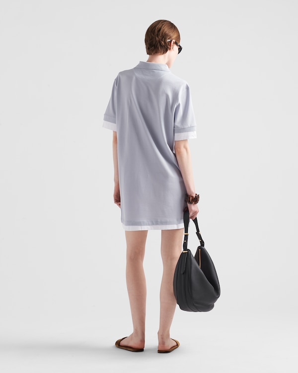 Robe en piqué et jersey Robe en piqué et jersey