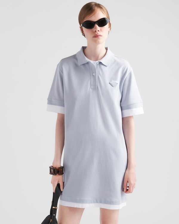 Robe en piqué et jersey Robe en piqué et jersey