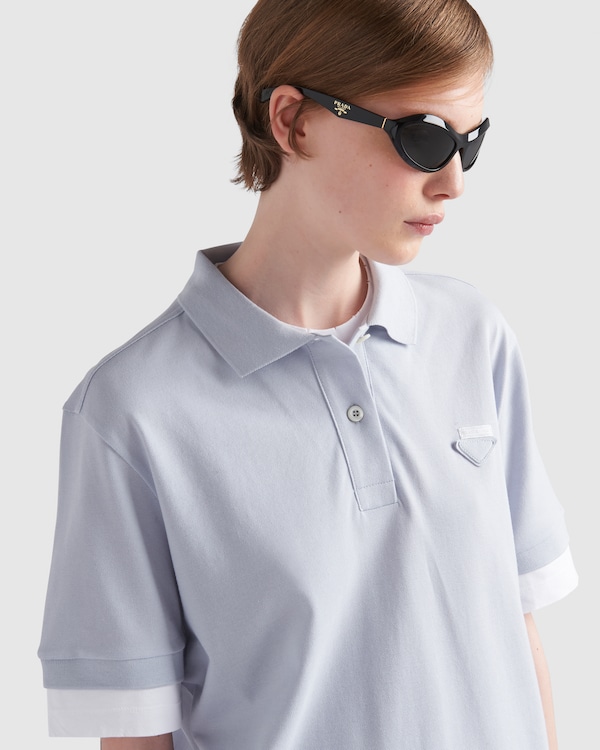 Robe en piqué et jersey Robe en piqué et jersey