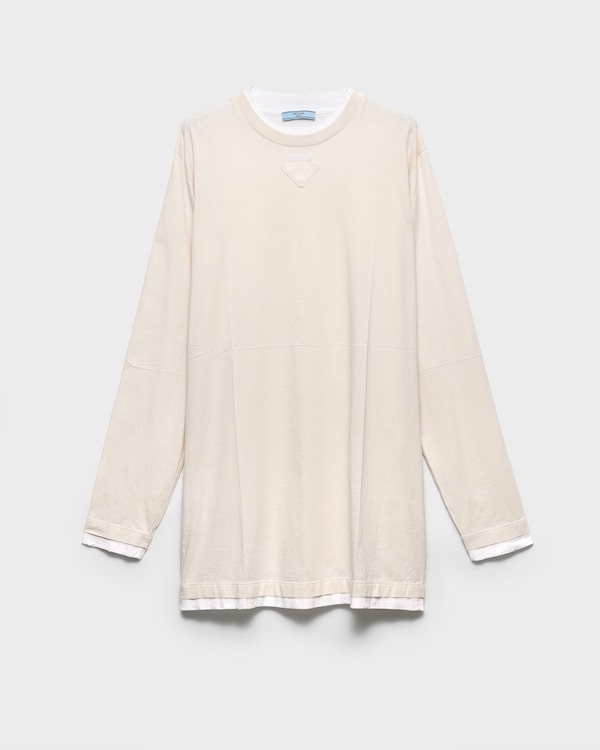 Cotton jersey dress - Chalk White Cotton jersey dress - Chalk White