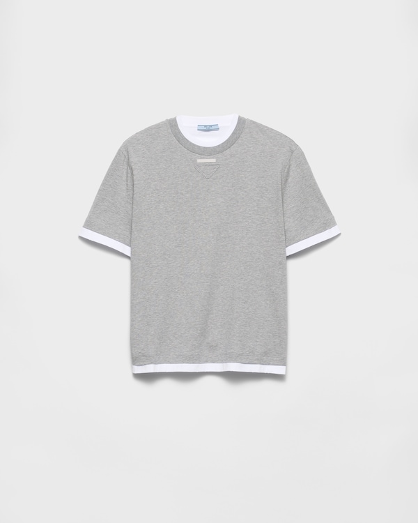 Cotton jersey T-shirt - Grey Cotton jersey T-shirt - Grey