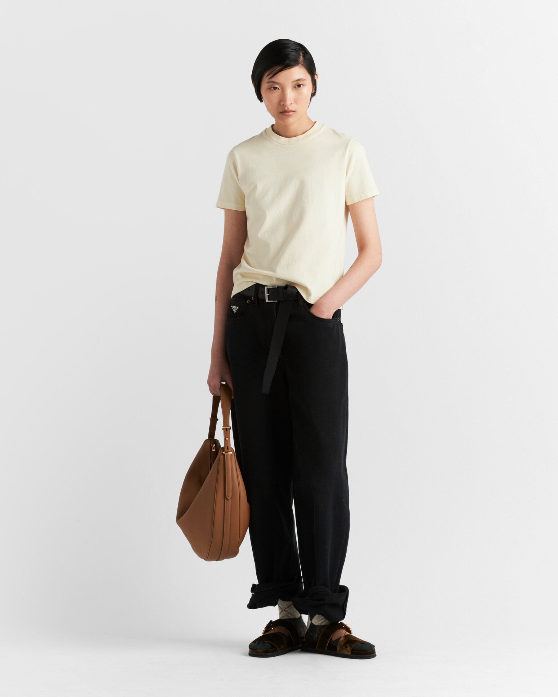 PIECES dam T-shirt PCMAY - French Vanilla main image 0