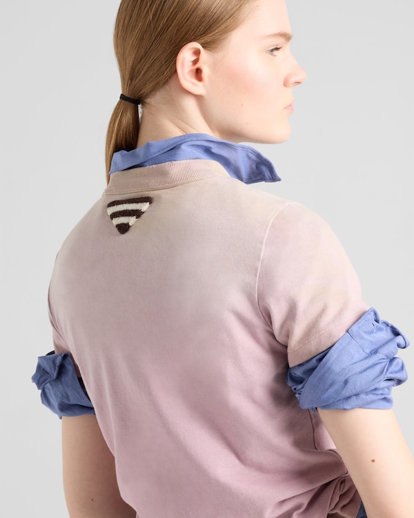 プリント入り ジャージー Tシャツ プリント入り ジャージー Tシャツ