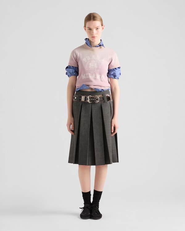 プリント入り ジャージー Tシャツ プリント入り ジャージー Tシャツ